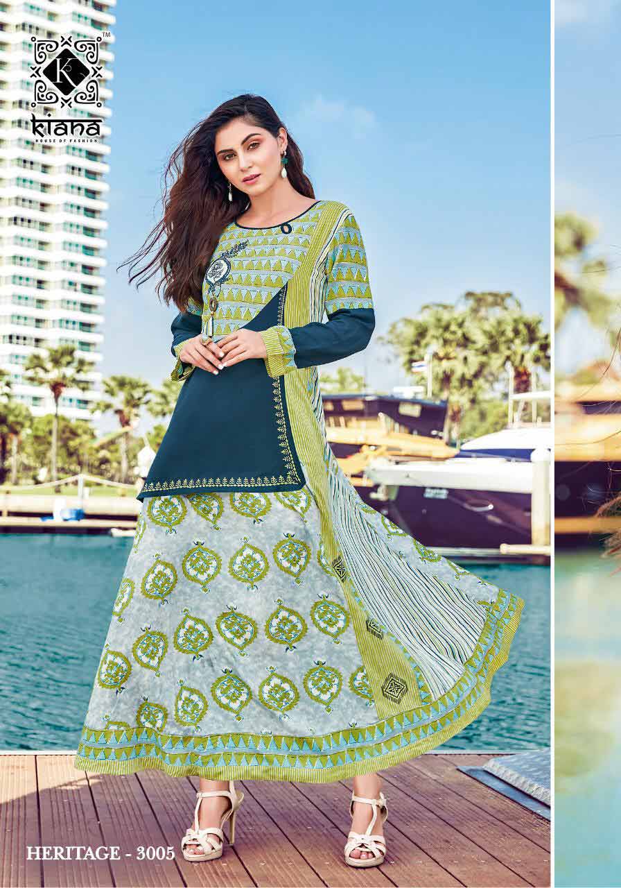 Heritage Vol-3 Kiana Rayon Two Tone Kurti Manufacturer Heritage Vol-3 Kiana Rayon Two Tone Kurti Manufacturer